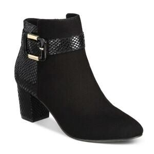 Karen Scott Ivyy Mixed-Media Booties WIDE